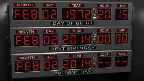 Back to the future birthday preview image